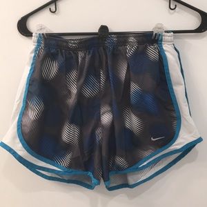 Nike dri-fit running shorts striped balls